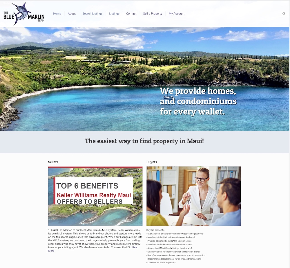 Blue Marlin Real Estate - home page