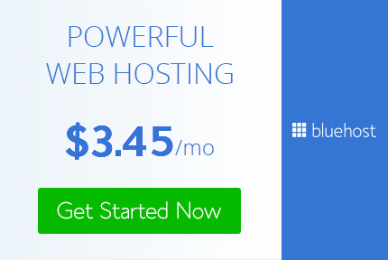 Blue Host affiliate Link to BlueHost website